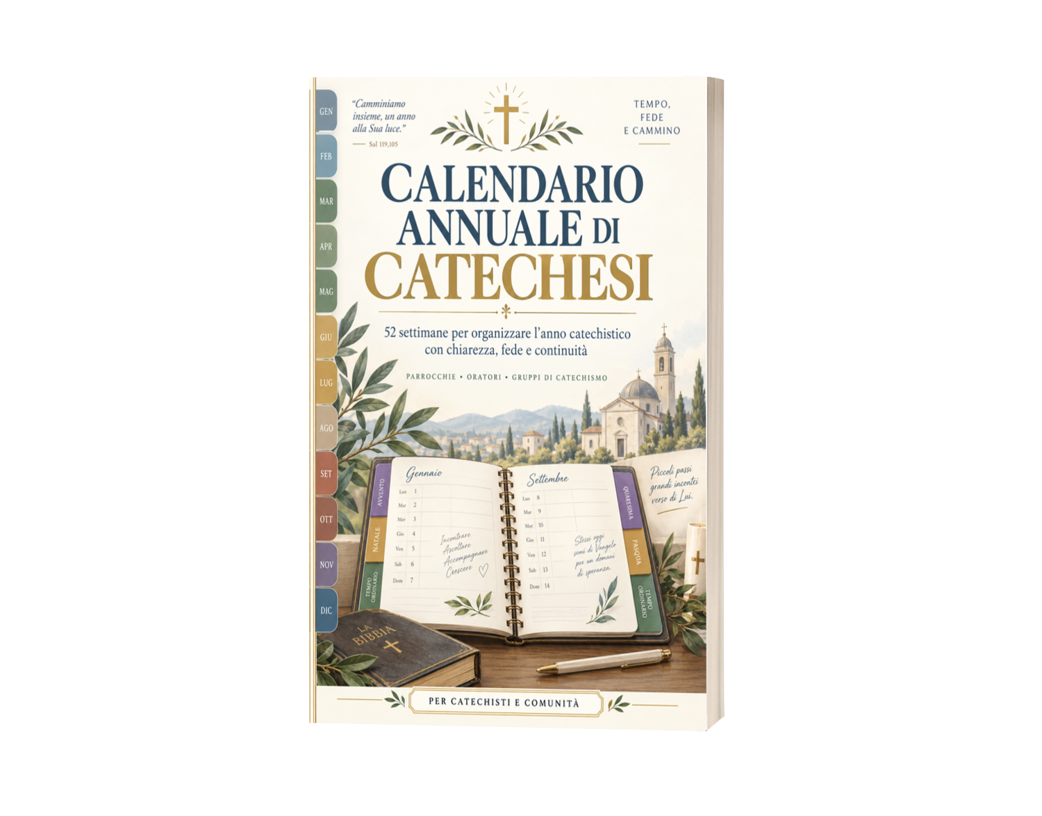 Mockup del Calendario Annuale di Catechesi