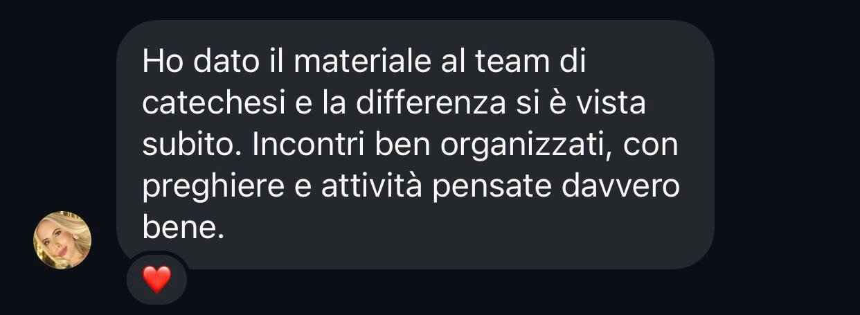 Messaggio di Chiara Bianchi