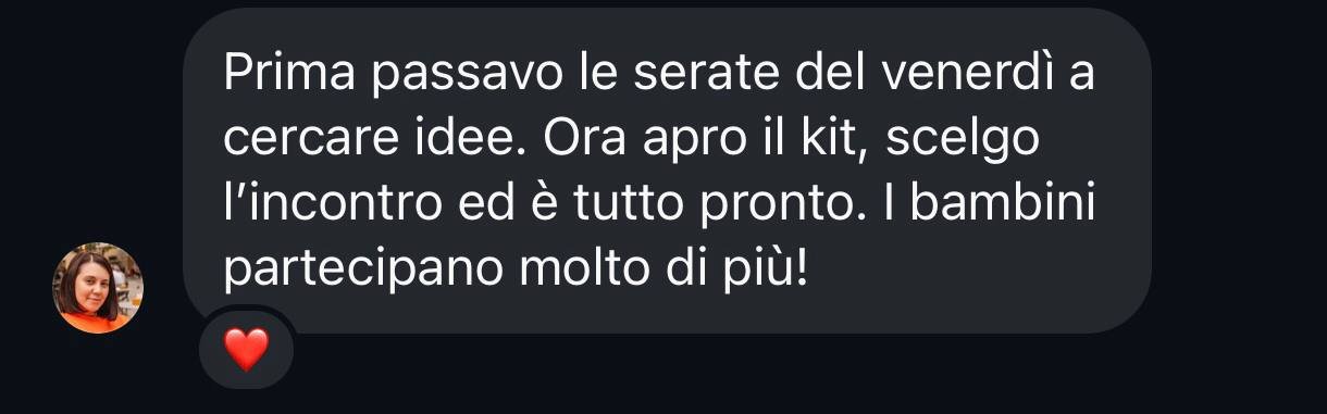 Messaggio di Maria Ricci